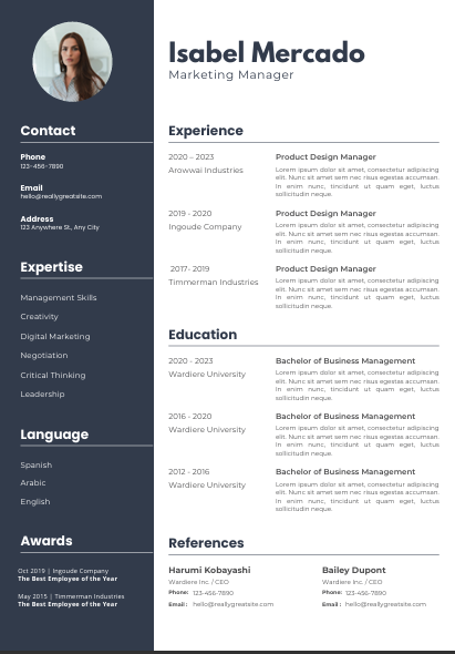 Modern CV Template